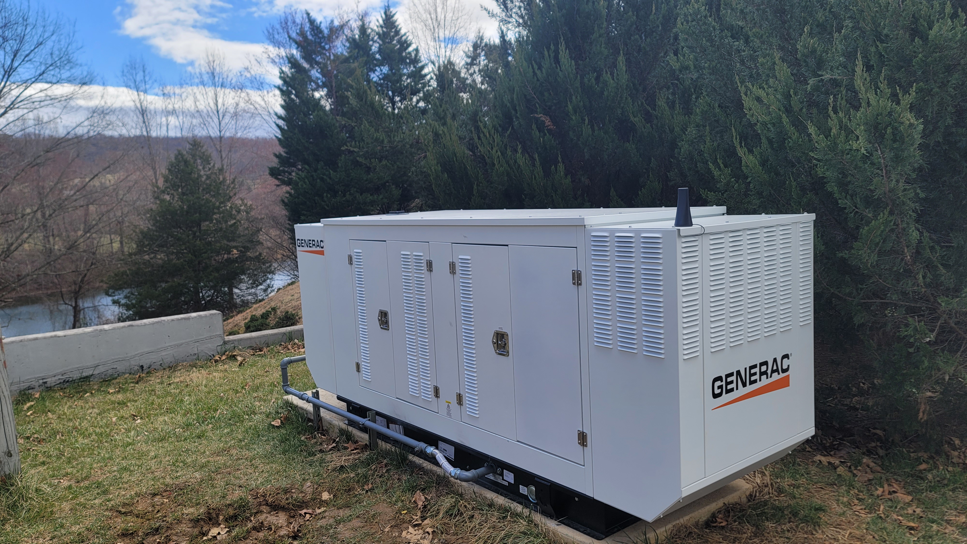 Unleash the power of protection and tranquility with our 100 kW Generac Protector + backup generator