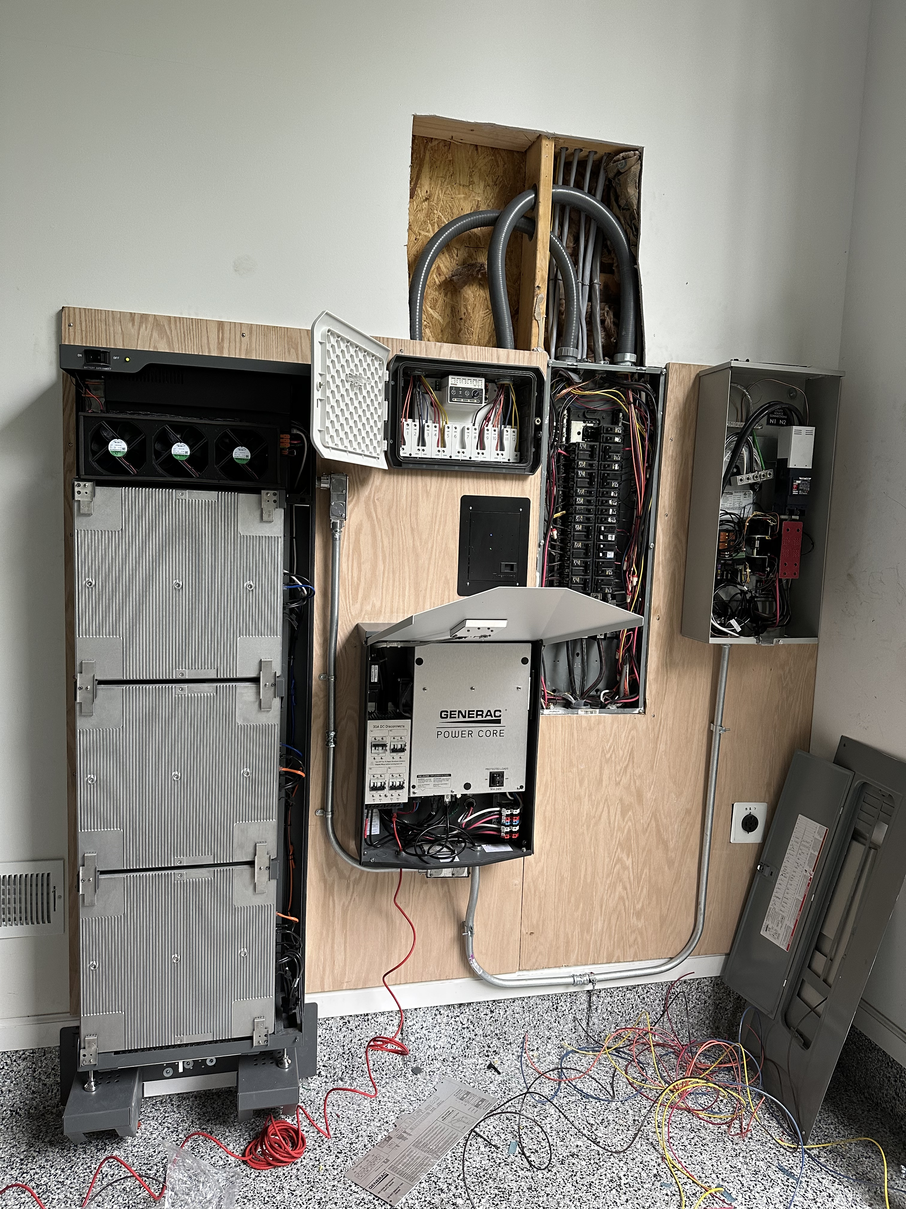 Power unleashed and managed with precision! Introducing our Pwrcell inverter system with a whole hou